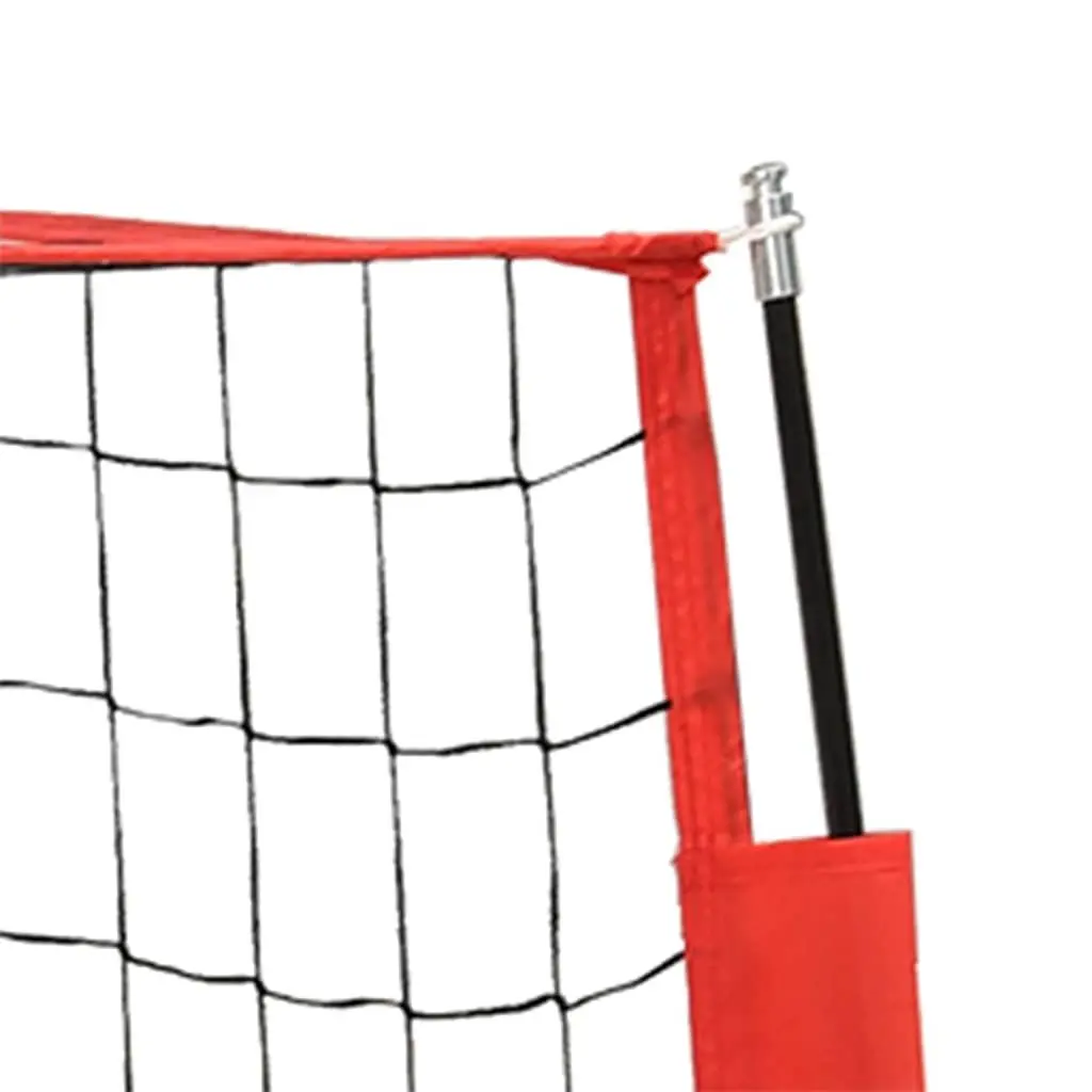 Soccer Goal Portable Foldable Training Net Black Backyard Practice 184 x 91 x 124.5 cm