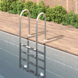 Stainless Steel Pool Ladder Specifications - 54x38x184.5cm