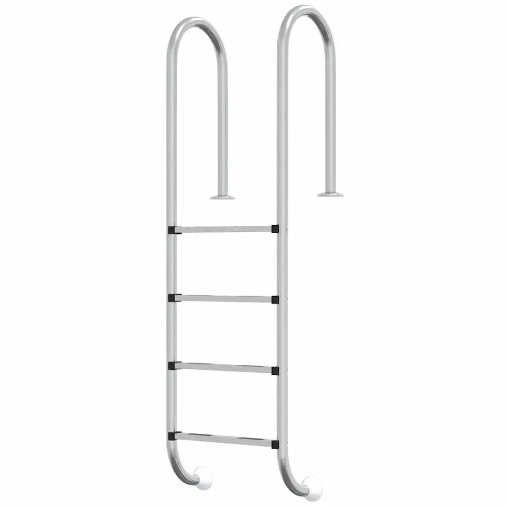 Pool Ladder for Swimming Pool 54x38x184.5cm Stainless Steel Safe Access