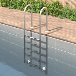 Pool Ladder Specifications: 54x38x211cm, 304 Stainless Steel