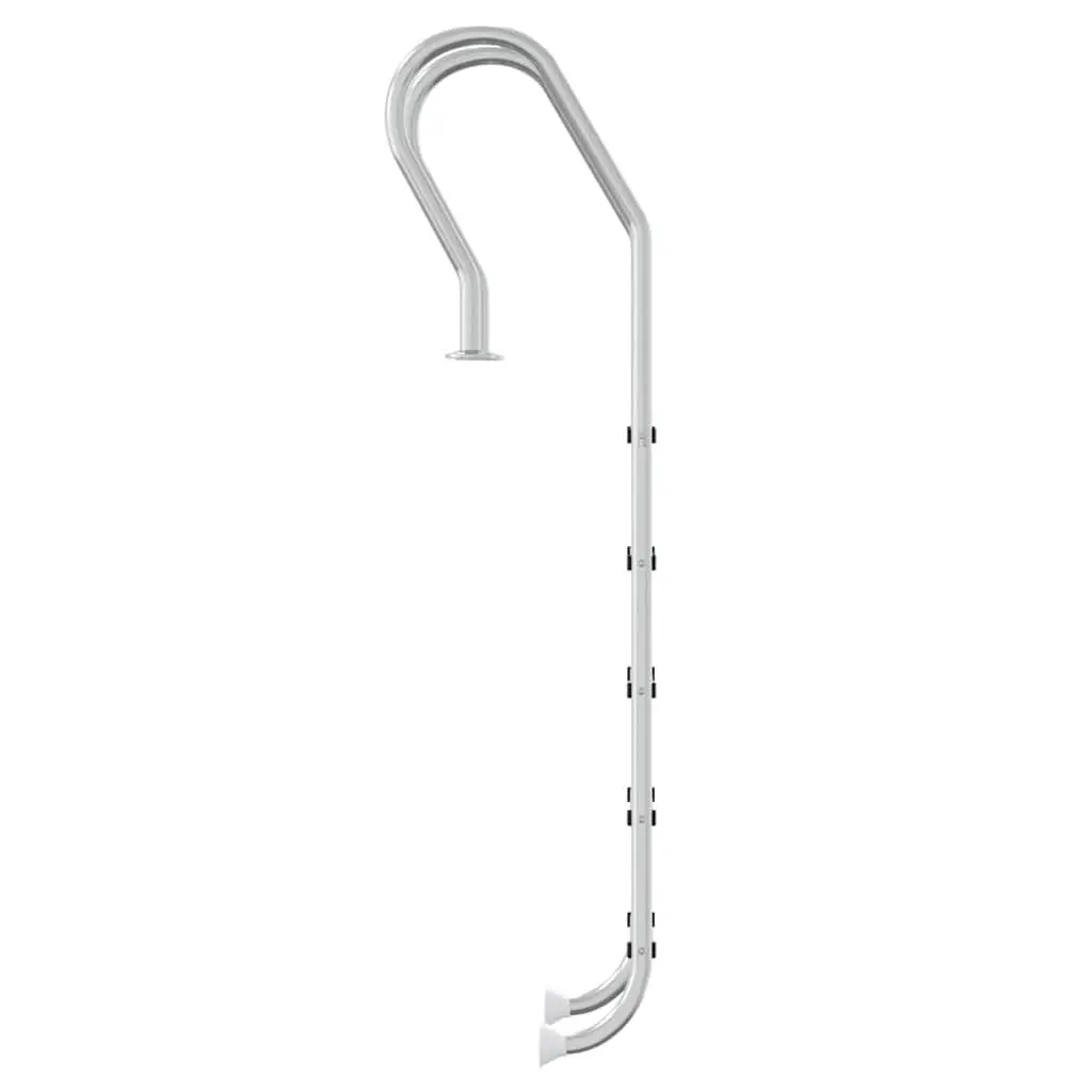 Pool Ladder for Swimming Pool 54x38x211 cm Stainless Steel Non-Slip Handrail
