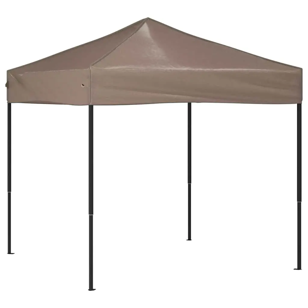 Folding Party Tent Outdoor Canopy Pavilion 2x2m Garden Shelter Taupe