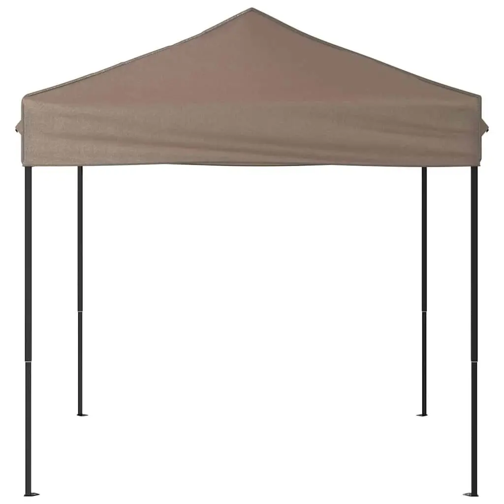 Folding Party Tent Outdoor Canopy Pavilion 2x2m Garden Shelter Taupe