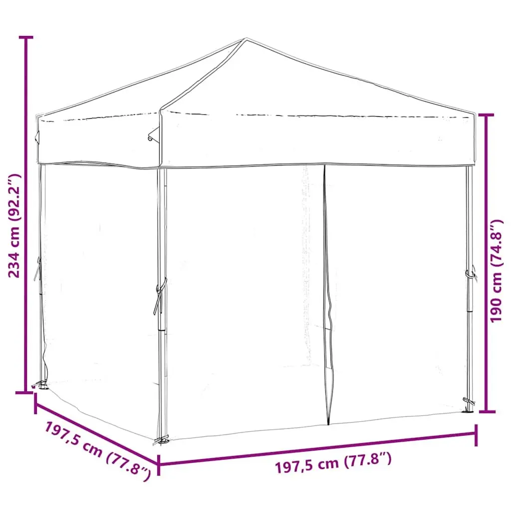 Folding Party Tent Outdoor Use 2x2m