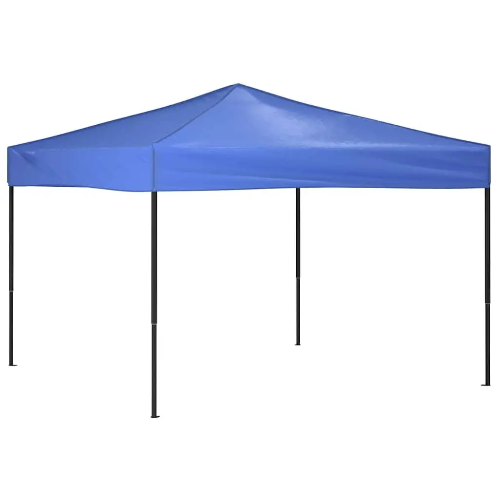 Folding Canopy Tent 3x3m Blue Outdoor Garden Shelter for Parties Camping Events
