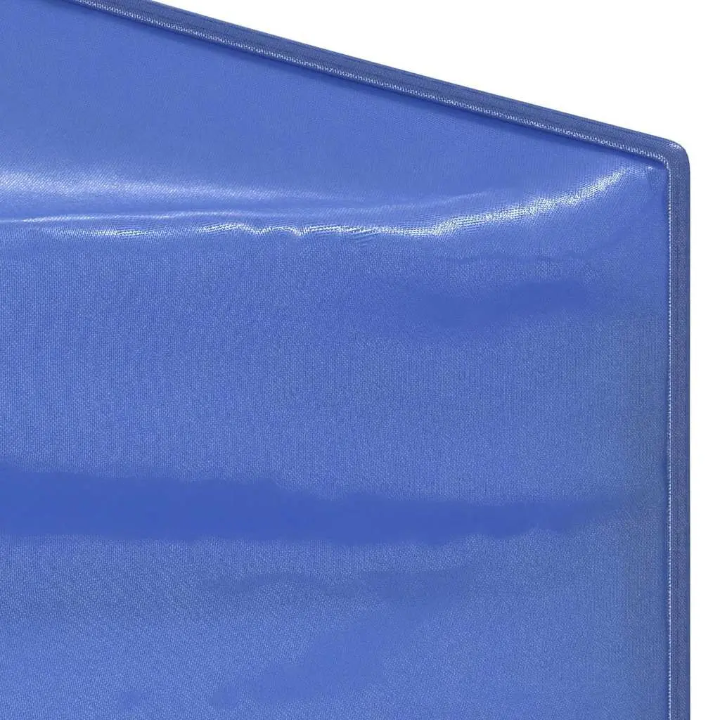 Folding Canopy Tent 3x3m Blue Outdoor Garden Shelter for Parties Camping Events