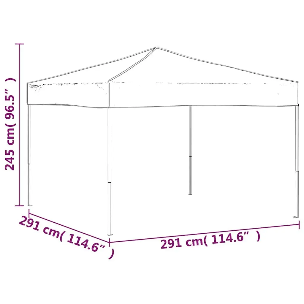 Folding Party Tent Outdoor 3x3m Gazebo Canopy