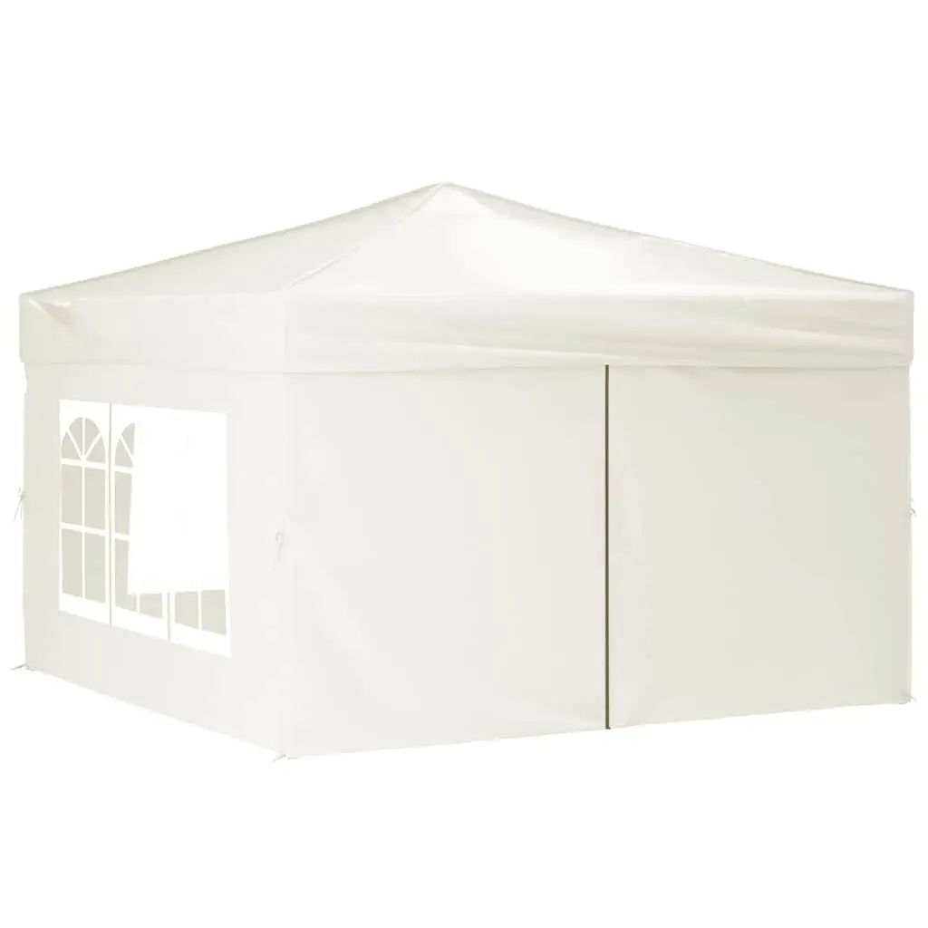 3x3 m Cream Folding Party Tent with Sturdy Frame