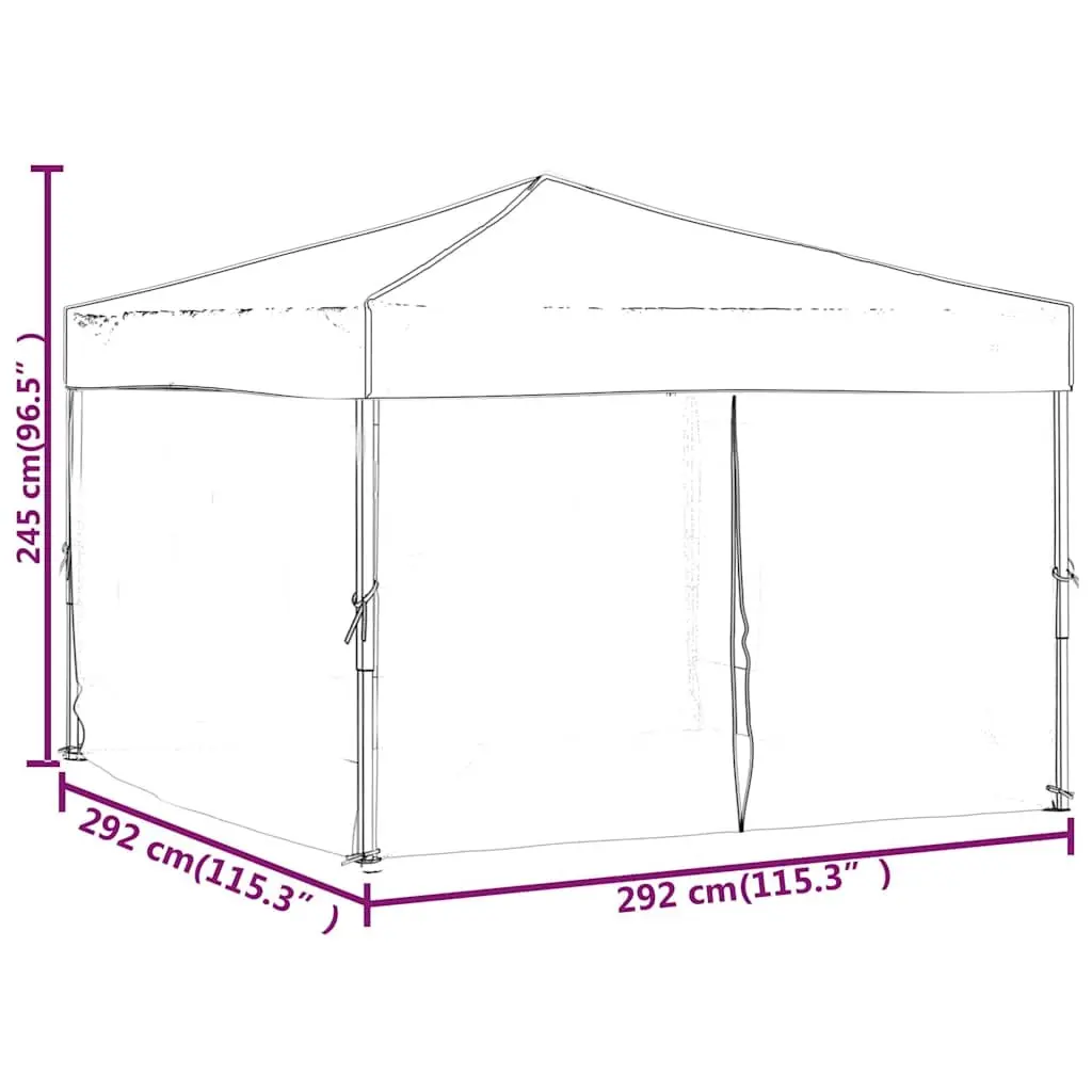 Folding Party Tent Outdoor Use 3x3m