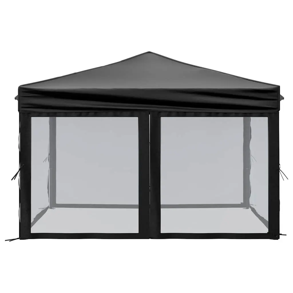 Folding Party Tent Outdoor Canopy Gazebo 3x3m Black