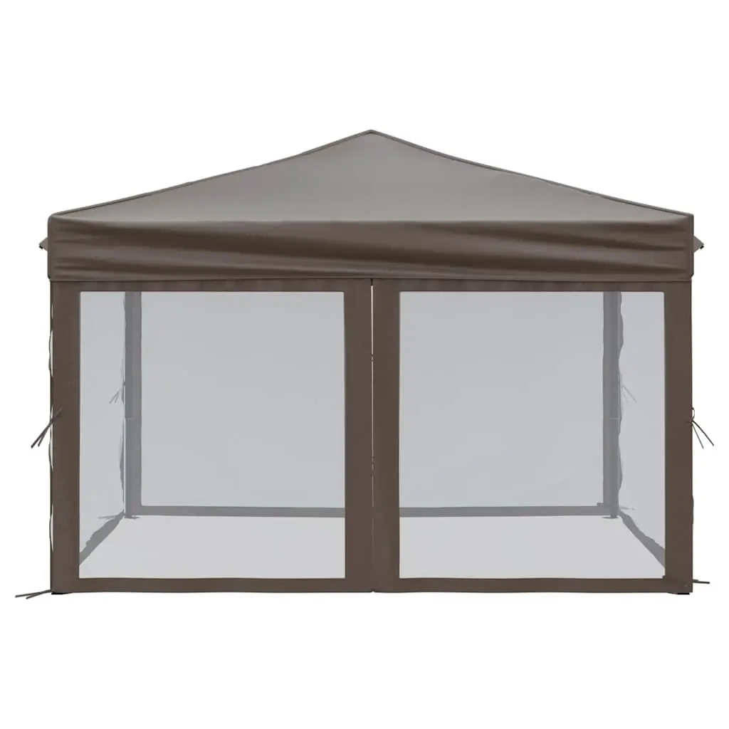 Folding Party Tent Outdoor Canopy Gazebo 3x3m Taupe