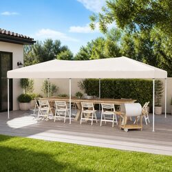 Cream Folding Party Tent 3x6m: Specs & Features Overview