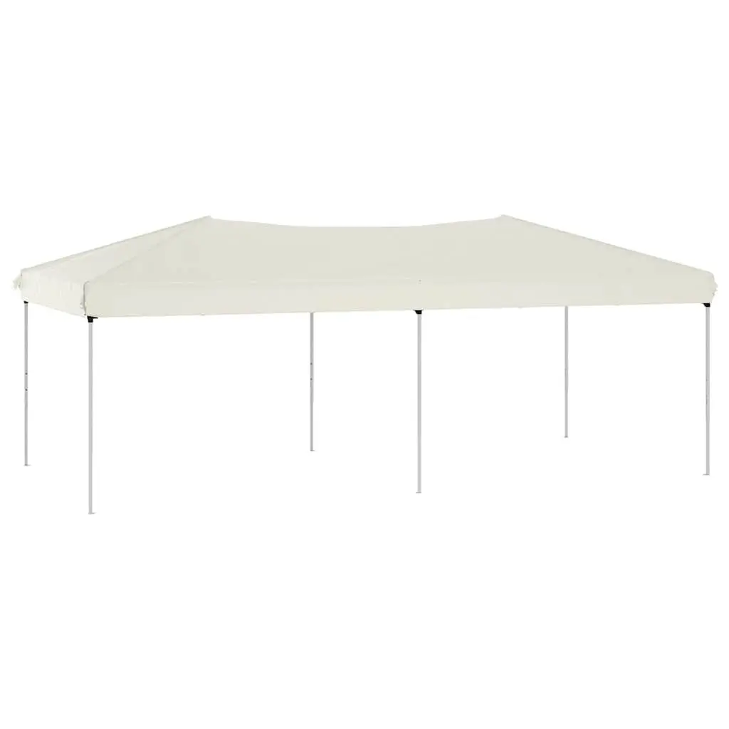 Folding Party Tent Cream 3x6m Outdoor Canopy Gazebo Pavilion Marquee Foldable