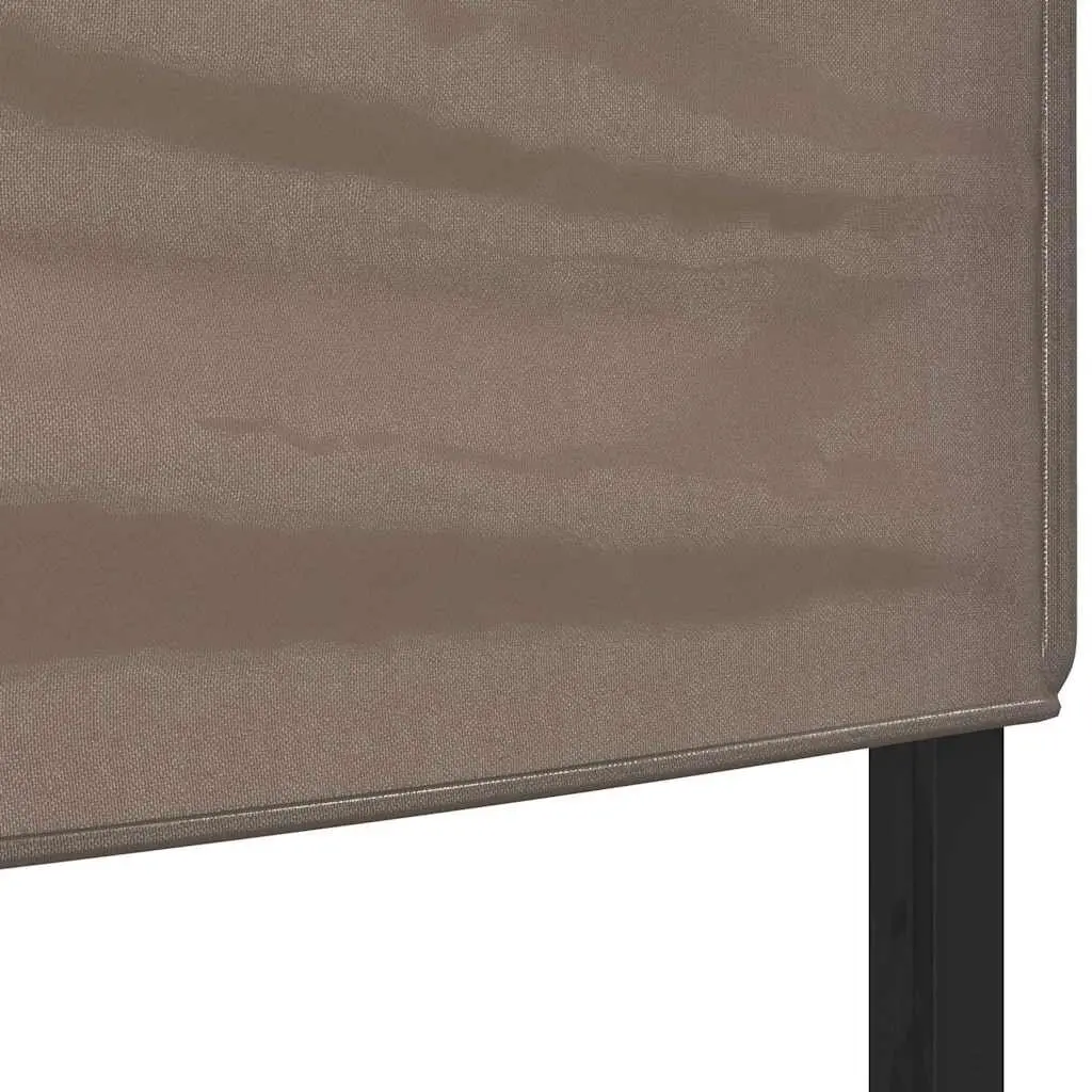 Folding Party Tent Outdoor Canopy Taupe 3x6m