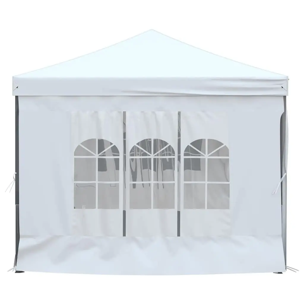 Folding Party Tent with Sidewalls White 3x6m Outdoor Canopy Gazebo Marquee