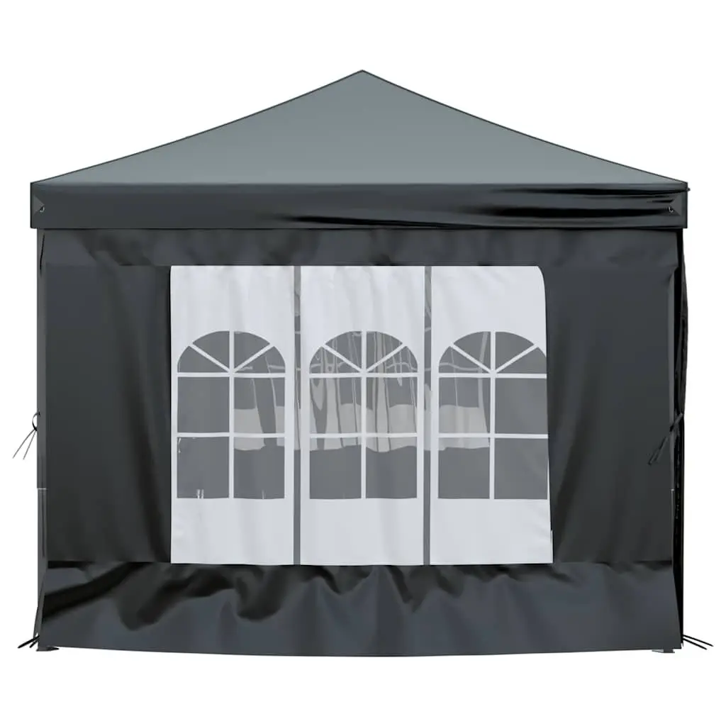 Folding Party Tent Outdoor Use 3x6 m Black