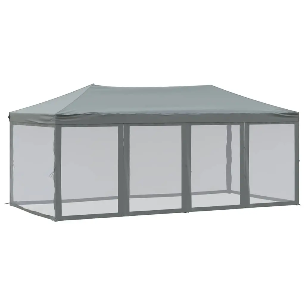 Folding Party Tent with Sidewalls Anthracite 3x6 m Outdoor Gazebo Canopy