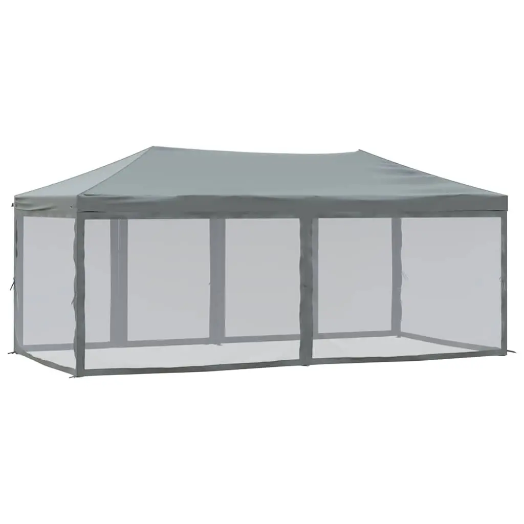 Folding Party Tent with Sidewalls Anthracite 3x6 m Outdoor Gazebo Canopy
