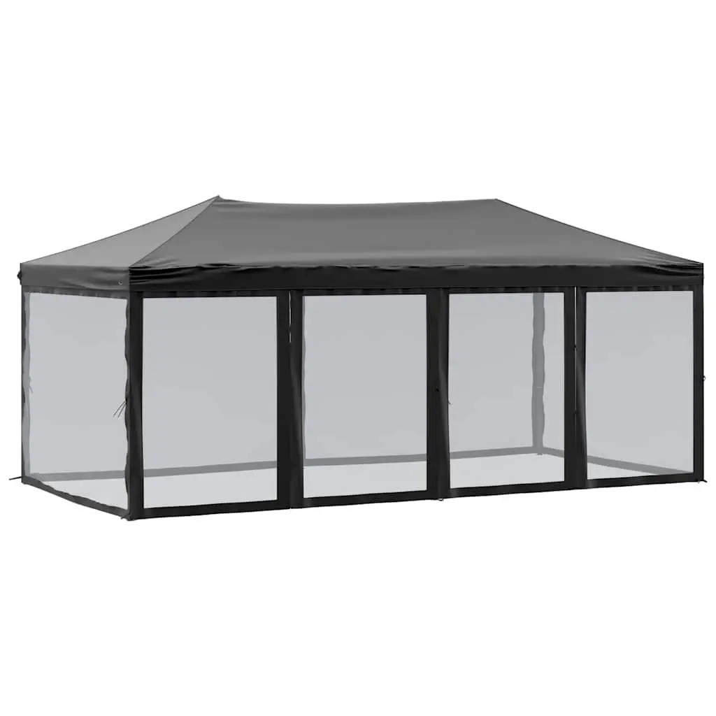 Folding Party Tent with Sidewalls, 3x6 m