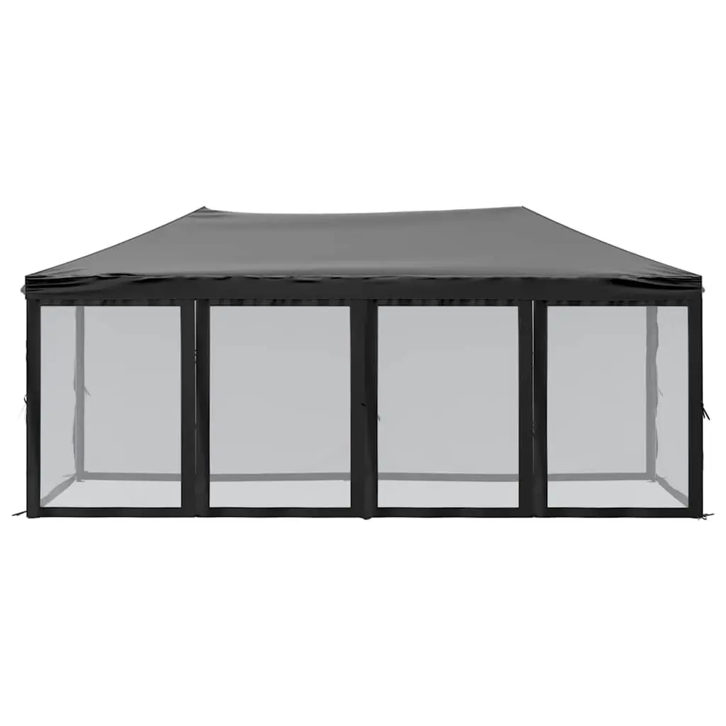 Folding Party Tent with Sidewalls, 3x6 m