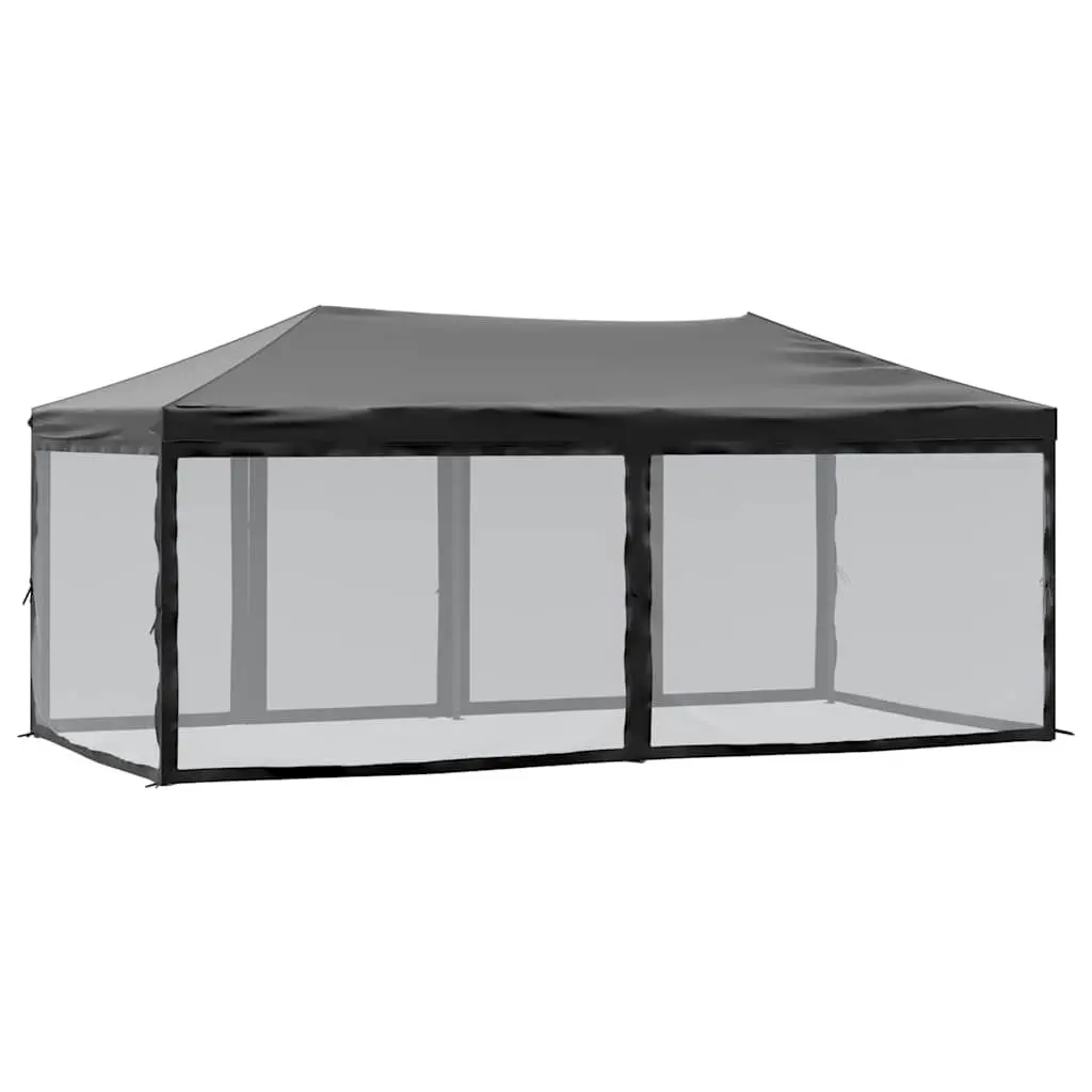 Folding Party Tent with Sidewalls, 3x6 m