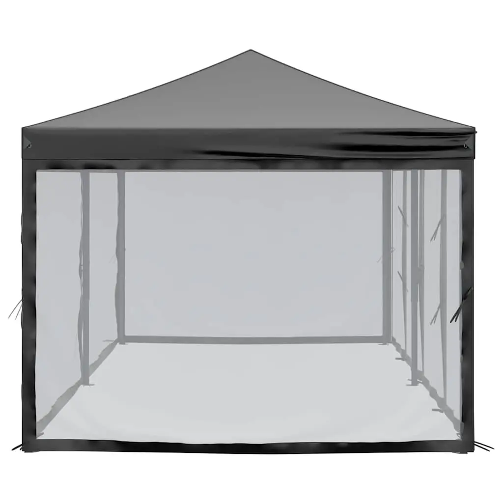 Folding Party Tent with Sidewalls, 3x6 m