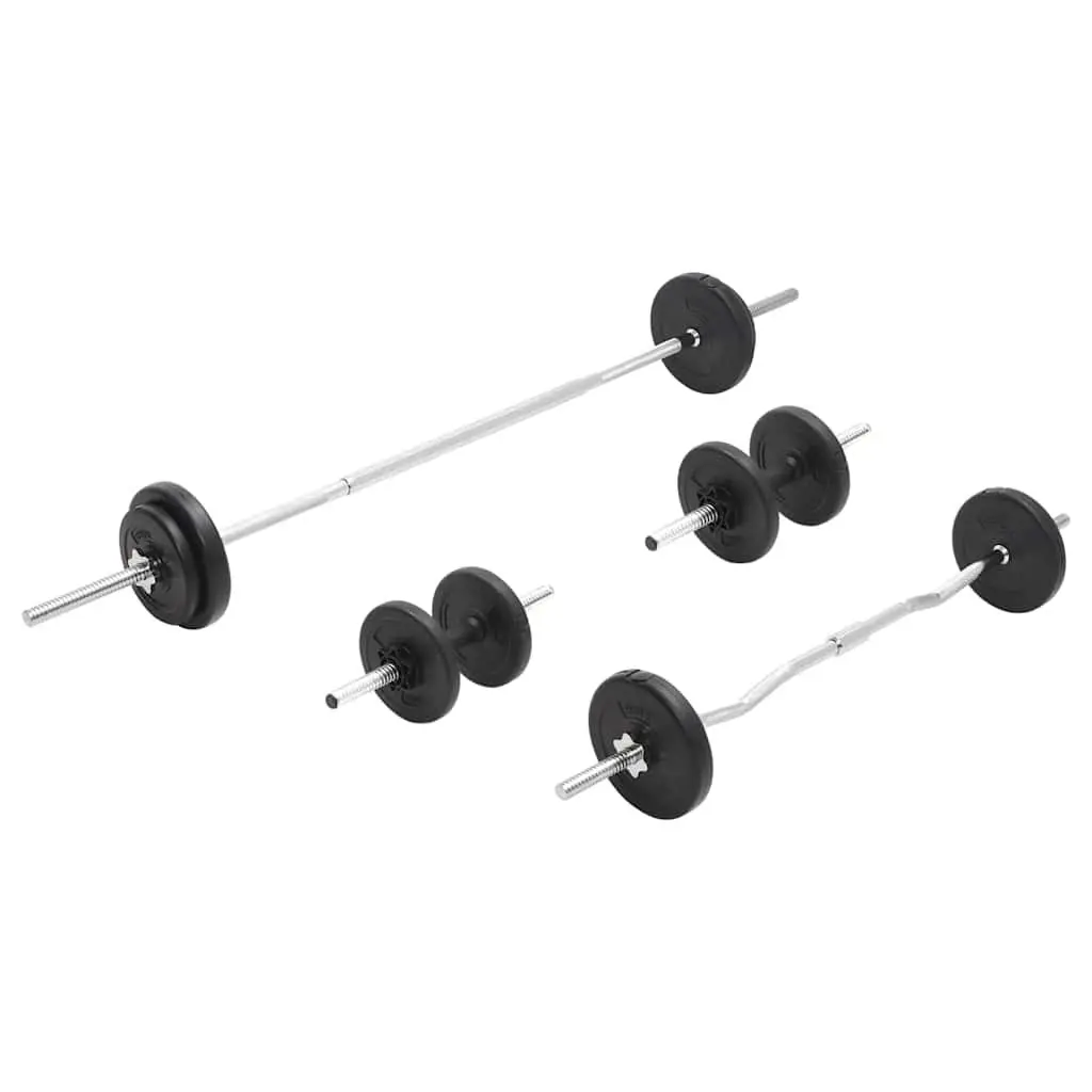 Barbell and Dumbbell Set Home Gym Training 30kg