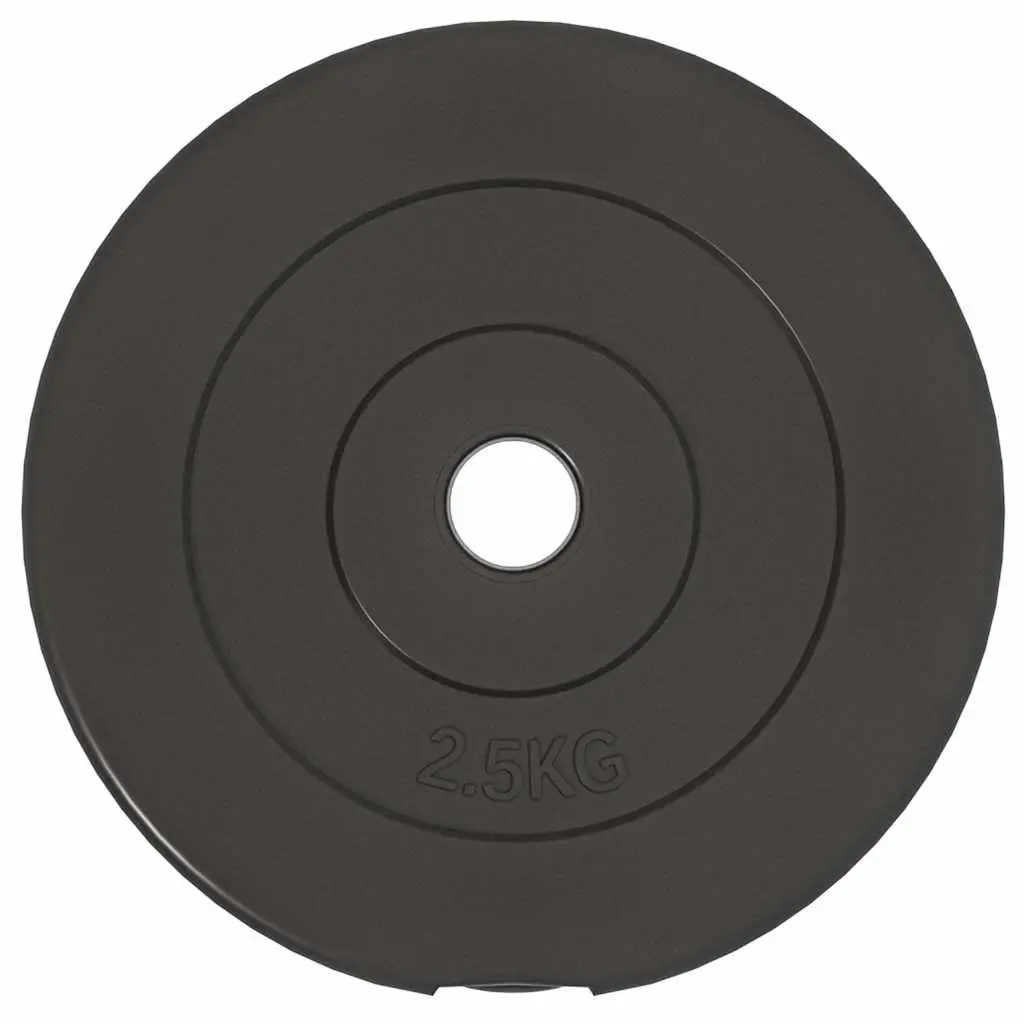 Weight Plates Set Home Gym 30 kg 6 Piece