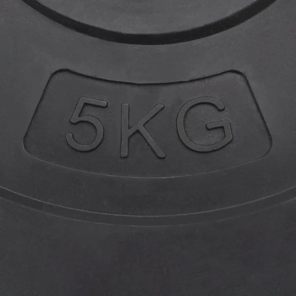 Weight Plates Set Home Gym 30 kg 6 Piece