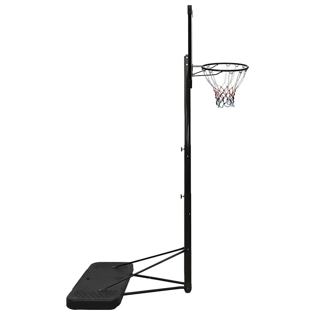 Basketball Hoop Stand Indoor Outdoor Adjustable 256-361cm Transparent Polycarbonate
