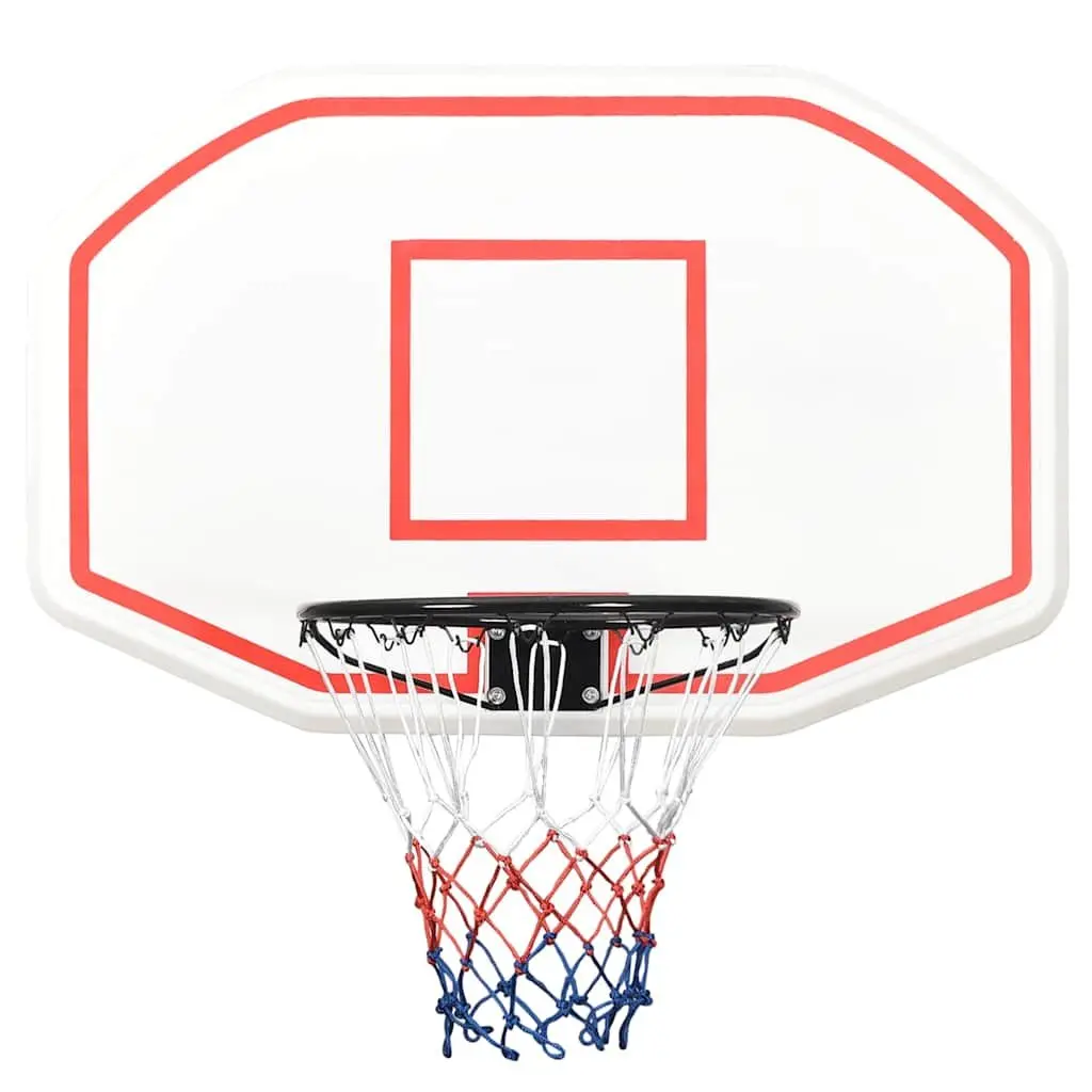 Basketball Backboard White 109x71cm Wall-Mounted Indoor Outdoor Game Practice