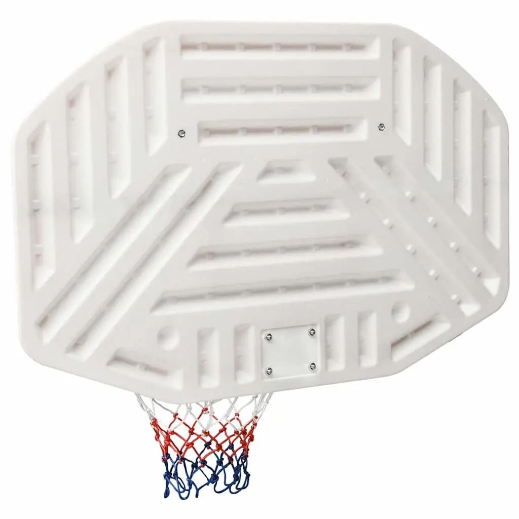 Basketball Backboard White 109x71cm Wall-Mounted Indoor Outdoor Game Practice