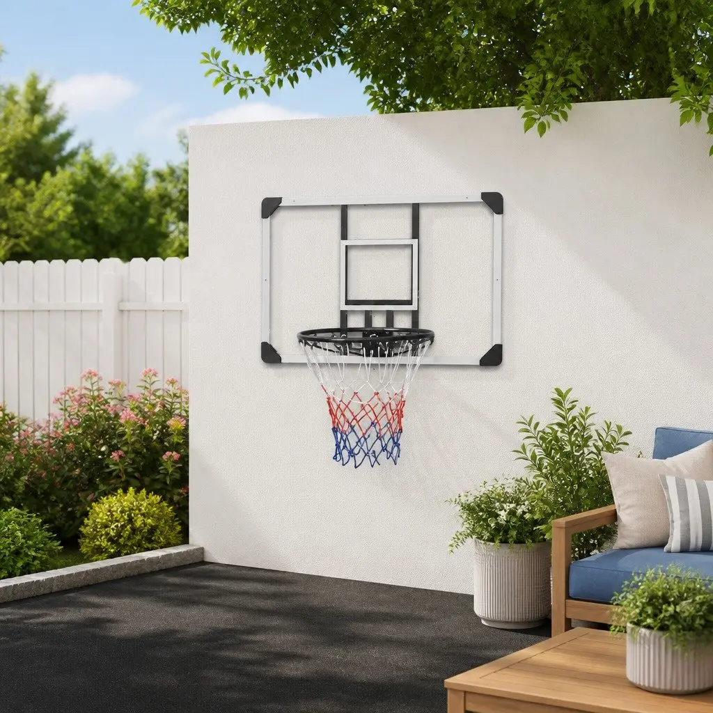 90x60cm Polycarbonate Basketball Backboard with Steel Rim