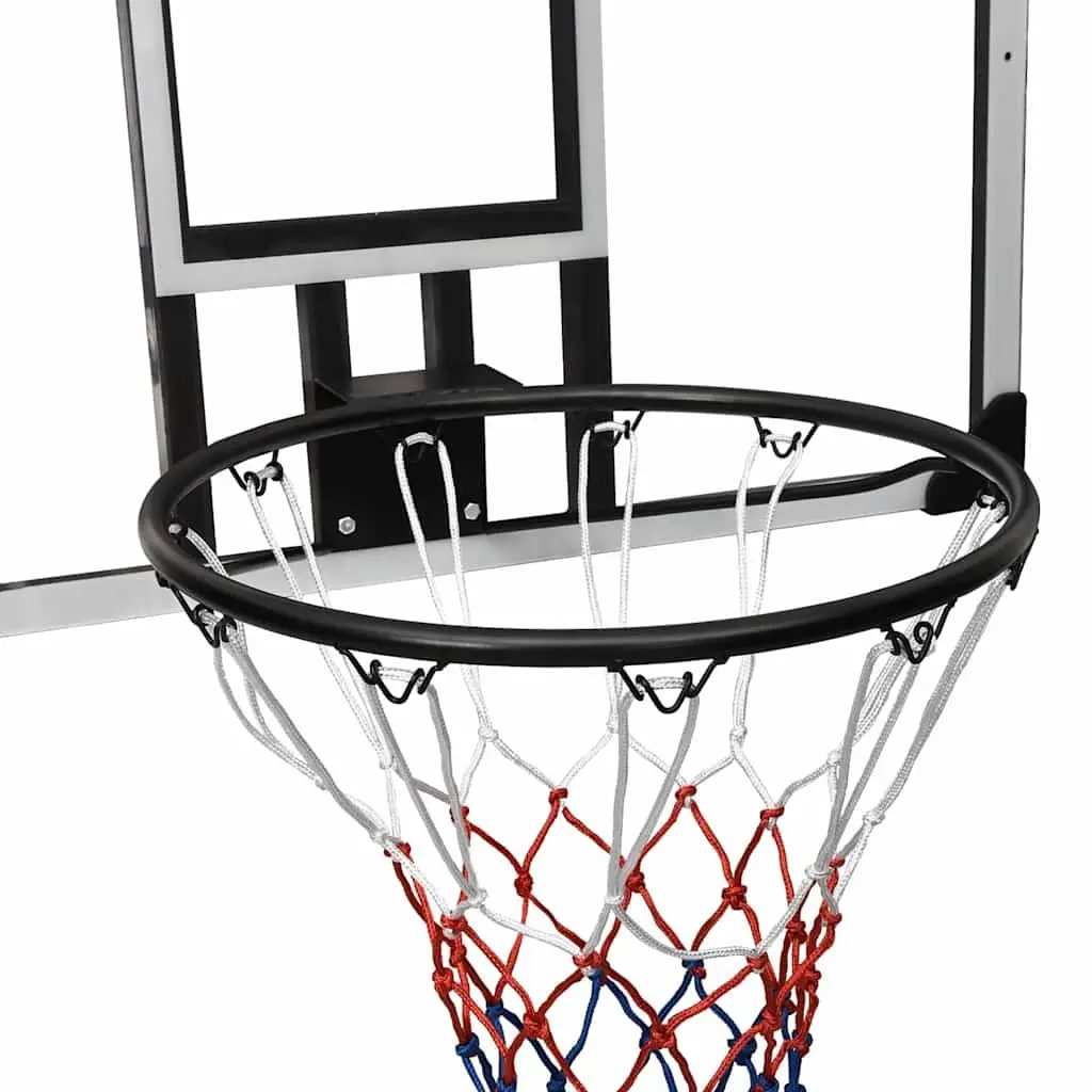 Basketball Backboard Wall-Mounted Transparent 90x60cm Polycarbonate