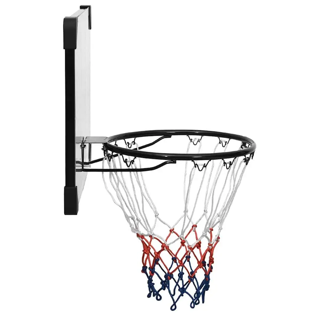Basketball Backboard Transparent 71x45cm Wall-Mounted Polycarbonate Hoop