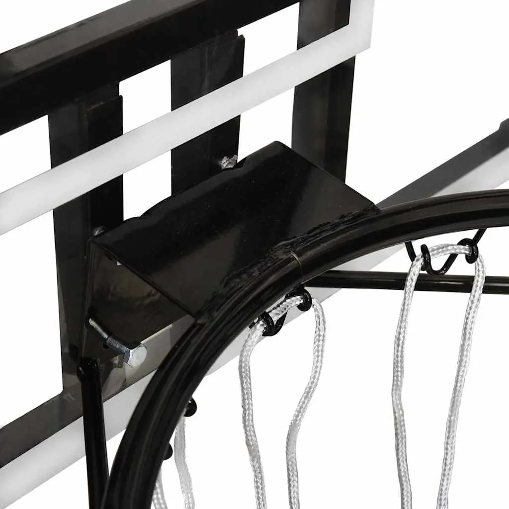 Basketball Backboard Transparent 71x45cm Wall-Mounted Polycarbonate Hoop