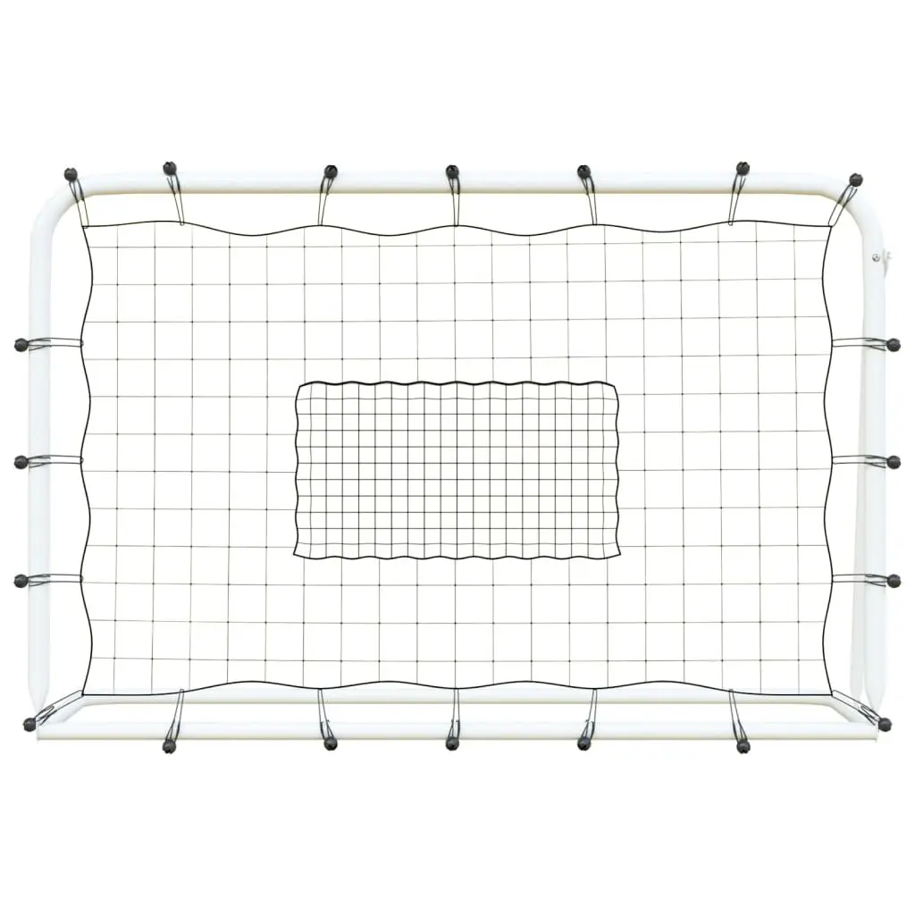 Football Net Rebounder Training Aid Soccer Goal Rebound Practice White