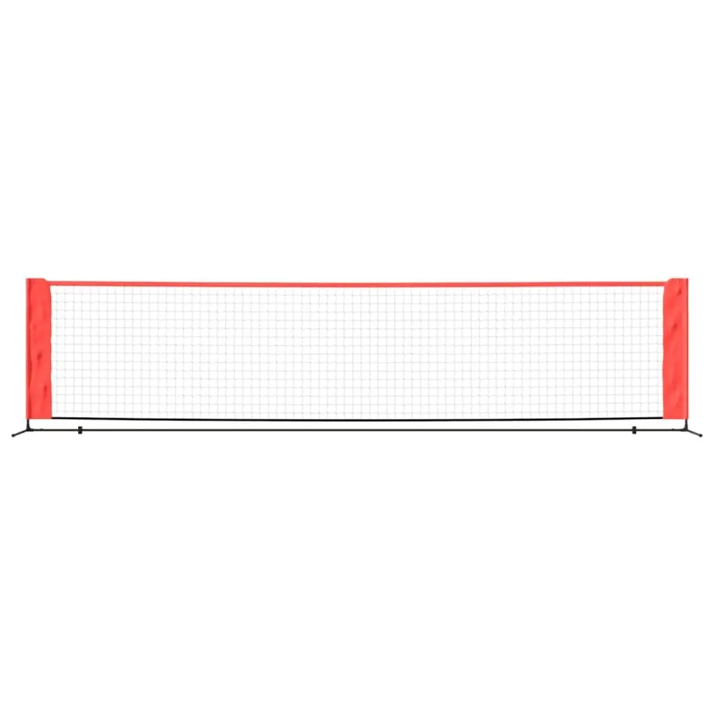Tennis Net Portable Backyard Garden Training Equipment 400 x 100 x 87 cm Black Red