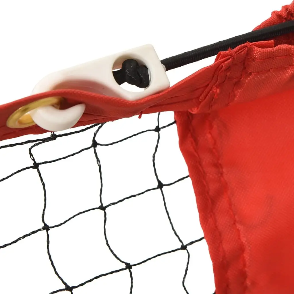 Tennis Net Portable Backyard Garden Training Equipment 400 x 100 x 87 cm Black Red