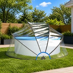Specifications of the Round Pool Dome Cover 315x158 cm