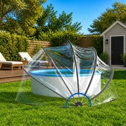 Pool Dome Shelter 406x203 cm UPF 30 PVC - Specifications