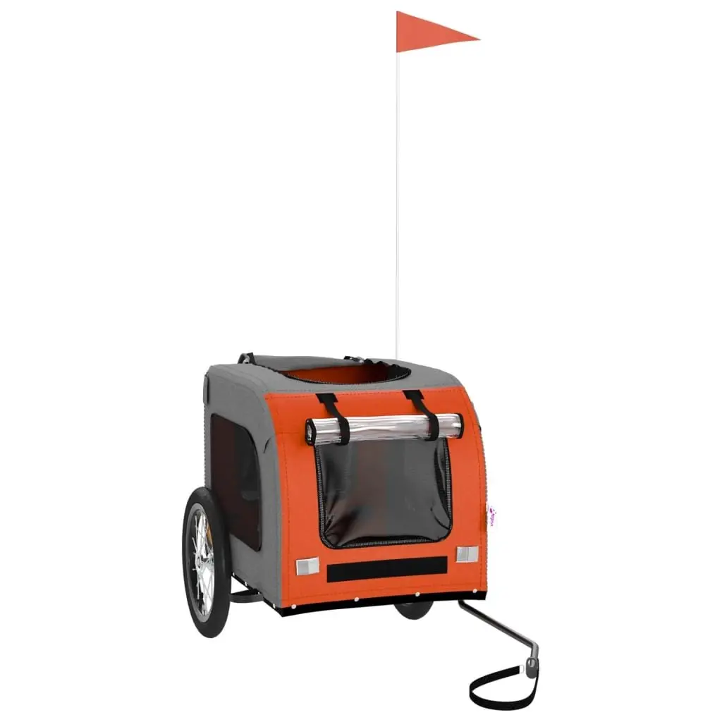 Pet Bike Trailer for Dogs Orange