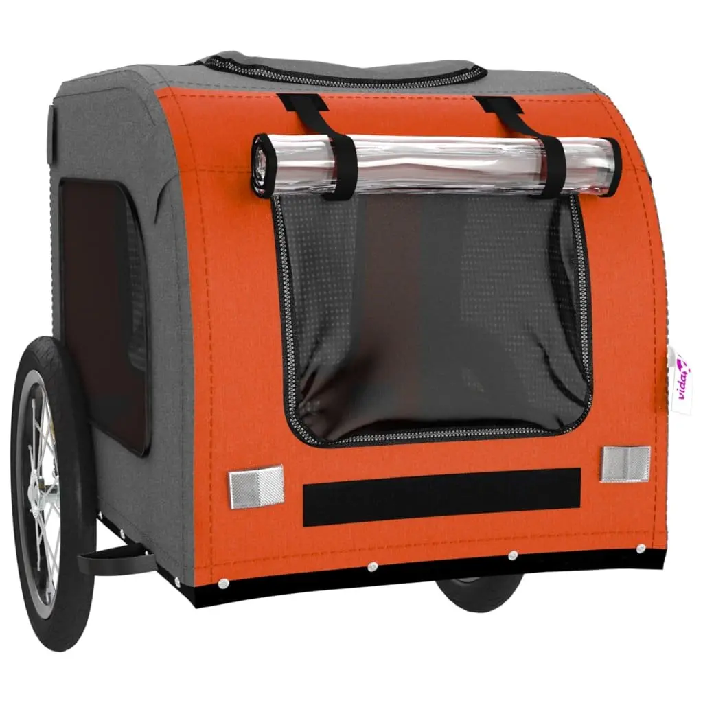Pet Bike Trailer for Dogs Orange