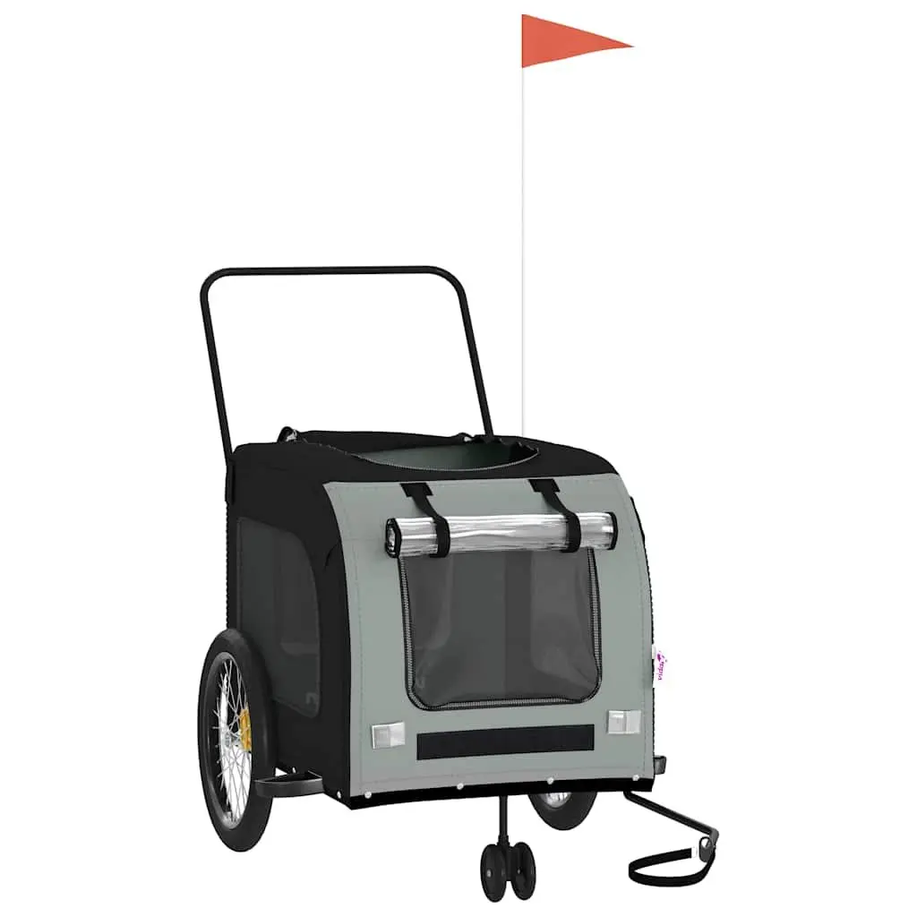 Pet Bike Trailer Bicycle Cargo Carrier Dog Cat Stroller Tow Behind Attachment