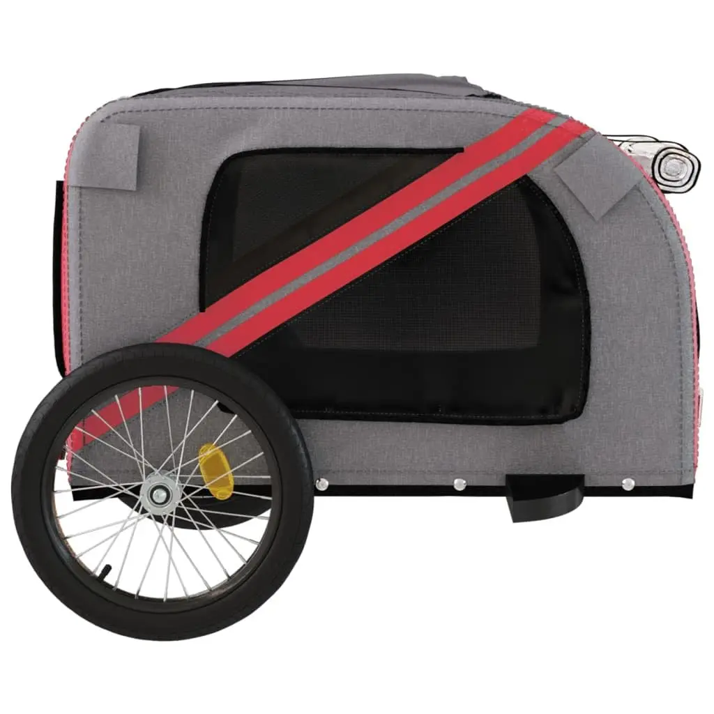 Red Pet Bike Trailer