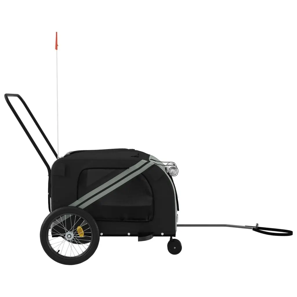 Pet Bike Trailer Cargo Carrier Small Dogs Pets Bicycle Attachment Oxford Fabric