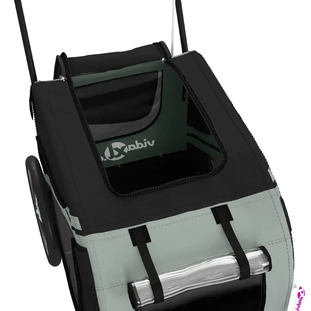Pet Bike Trailer Cargo Carrier Small Dogs Pets Bicycle Attachment Oxford Fabric