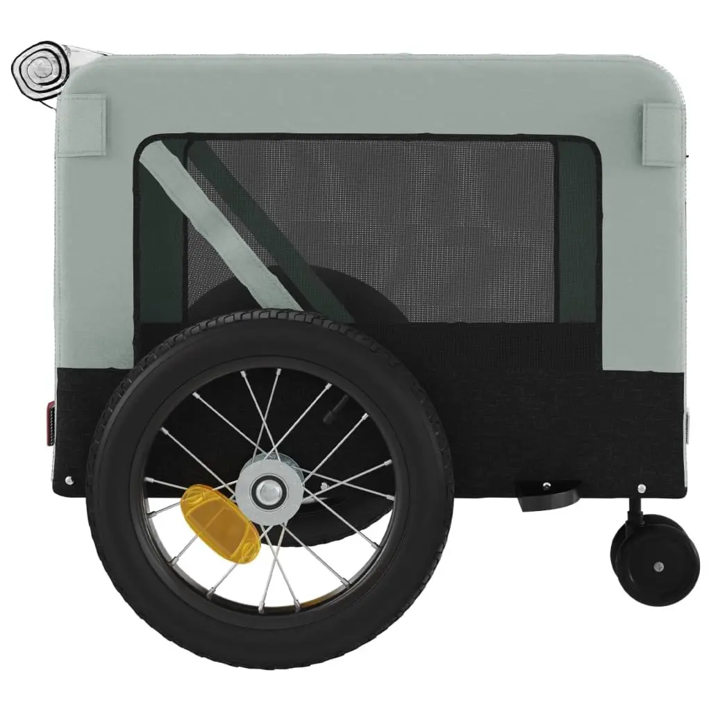 Pet Bike Trailer with Push Bar Small Dogs Carrier Bicycle Cargo Trolley