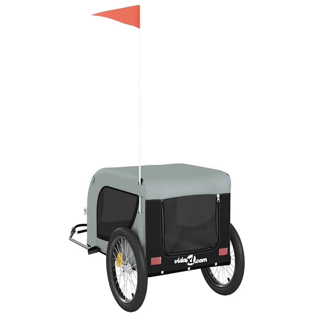 Pet Bike Trailer Cargo Cart Oxford Fabric Small Dog Bicycle Attachment