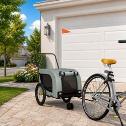 Specifications of the Pet Bike Trailer: Iron Frame and Oxford Fabric